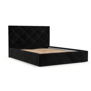 wohnli-moebel-suche-800001082330 Wohnli Möbelsuche - POLSTERBETT Torno 140/200 cm Schwarz im Kronos Stoff