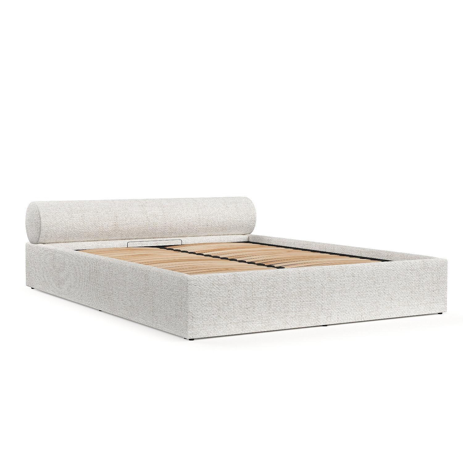 wohnli-moebel-suche-800001082347 Wohnli Möbelsuche - POLSTERBETT Solvo mit Stauraum 160/200 cm Creme im Neve Stoff