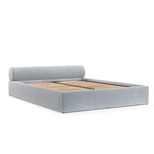 wohnli-moebel-suche-800001082355 Wohnli Möbelsuche - POLSTERBETT Solvo mit Stauraum 180/200 cm Hellgrau im Paros Stoff