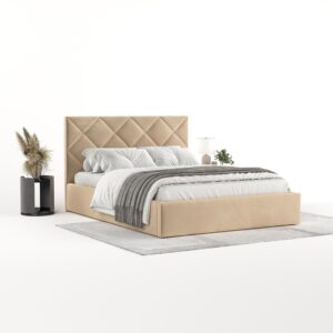 POLSTERBETT Torno 160/200 cm Beige im Kronos Stoff Textil AltaBeds Möbel > Betten > Polsterbetten Beige