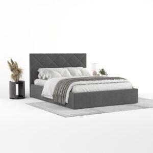 wohnli-moebel-suche-800001082364-1 POLSTERBETT Torno 180/200 cm Anthrazit im Asti Stoff Textil AltaBeds Möbel > Betten > Polsterbetten Anthrazit