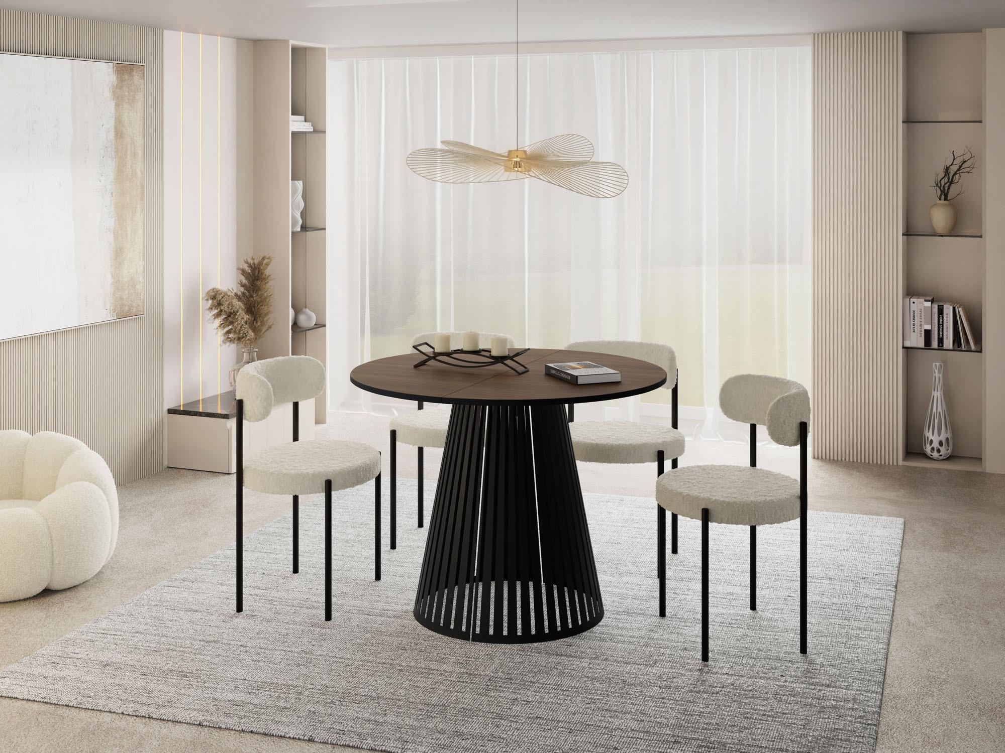 Walnuss Braun 100-180/100/76 cm