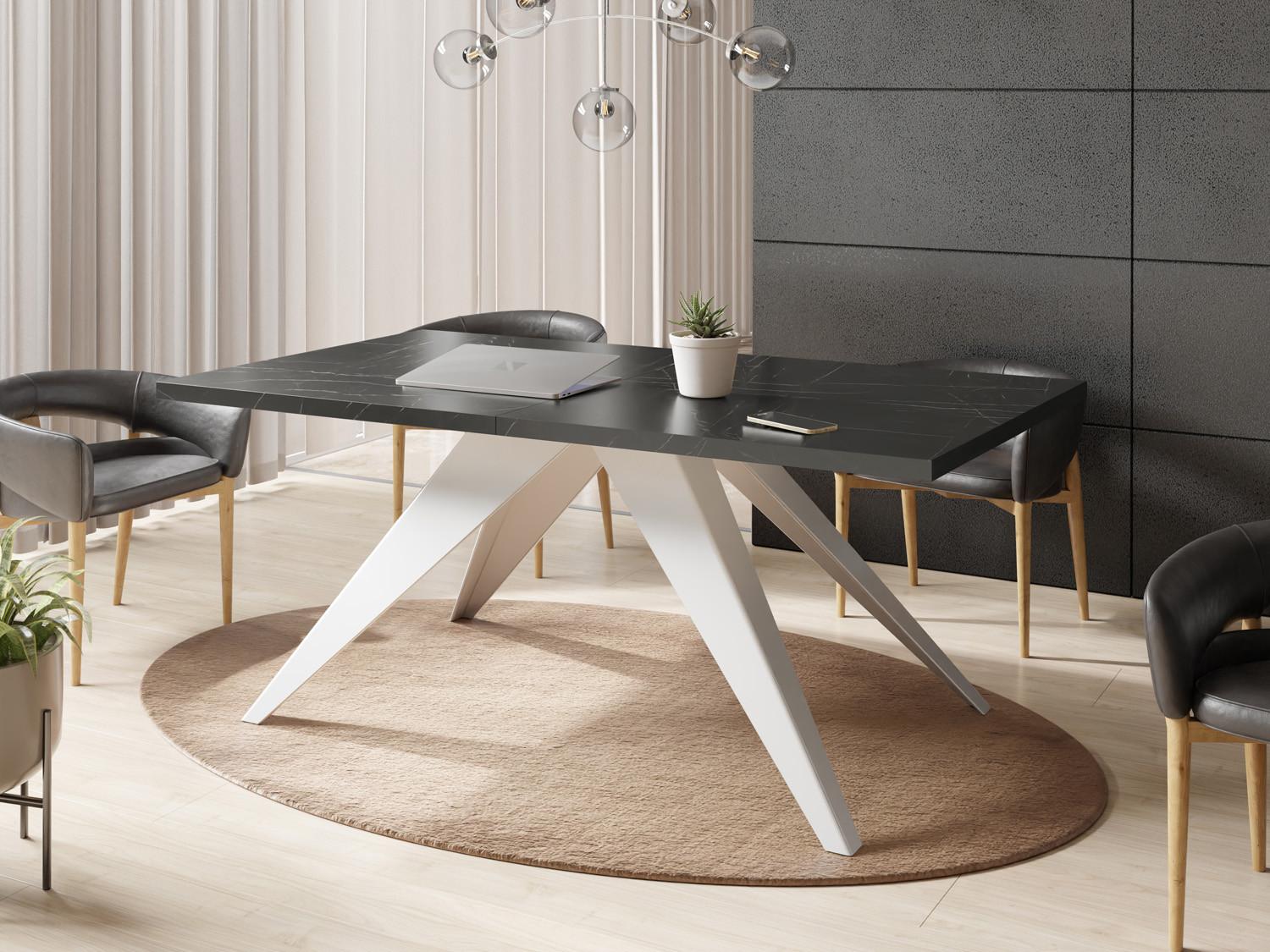 Marmor Schwarz 160-260/90/76 cm
