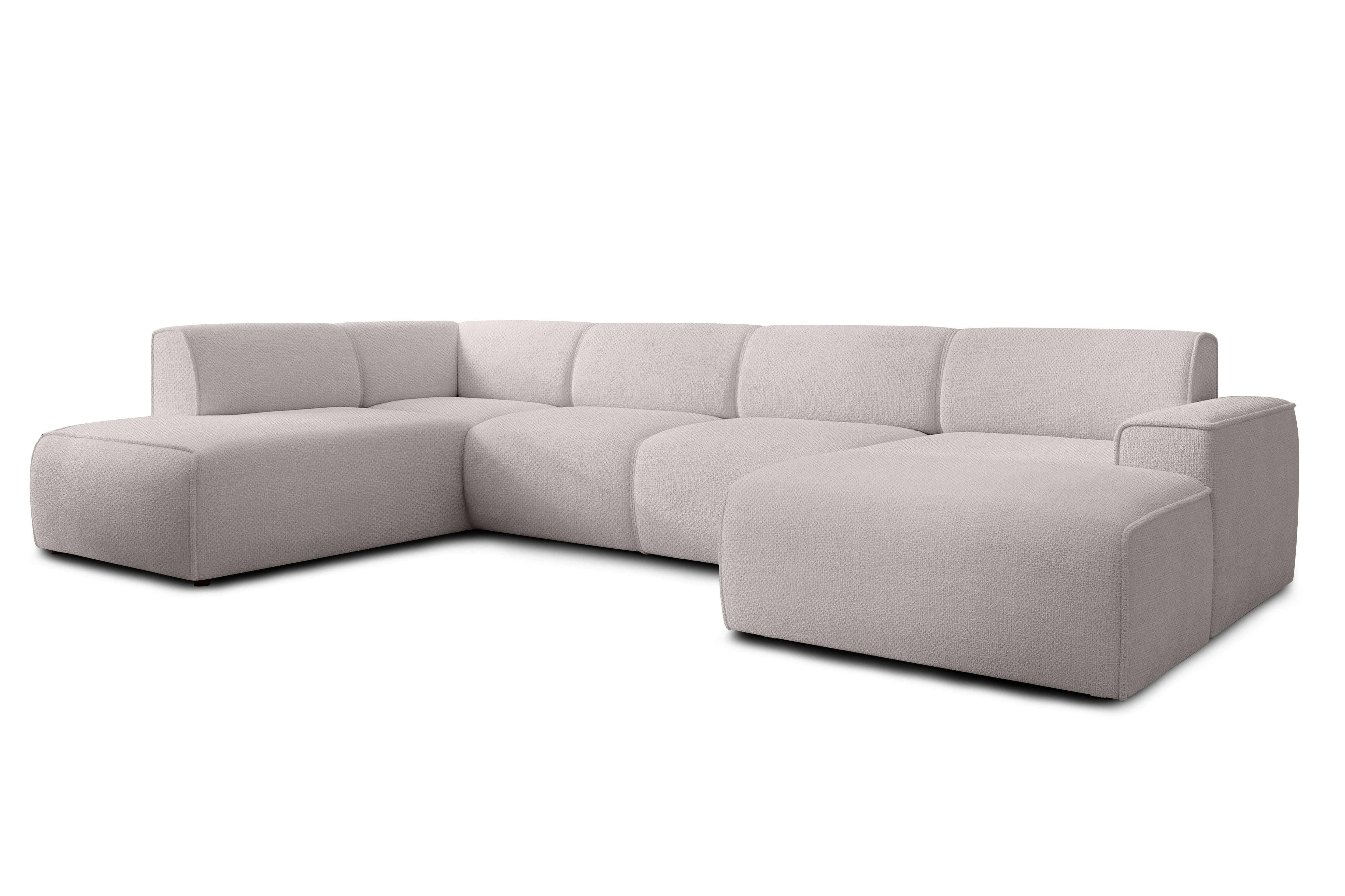 wohnli-moebel-suche-800001092981 Wohnli Möbelsuche - WOHNLANDSCHAFT Didim Taupe 378/220/78 cm – großes Sofa stilvoll & bequem L