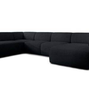 wohnli-moebel-suche-800001092987 Wohnli Möbelsuche - WOHNLANDSCHAFT Didim Dunkelgrau 378/220/78 cm – großes Sofa stilvoll & bequem L