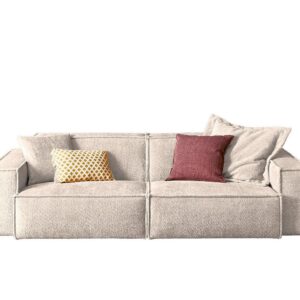Wohnli Möbelsuche - SOFA SAMU Weiß Webstoff