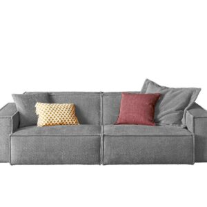 Wohnli Möbelsuche - SOFA SAMU Grau Webstoff