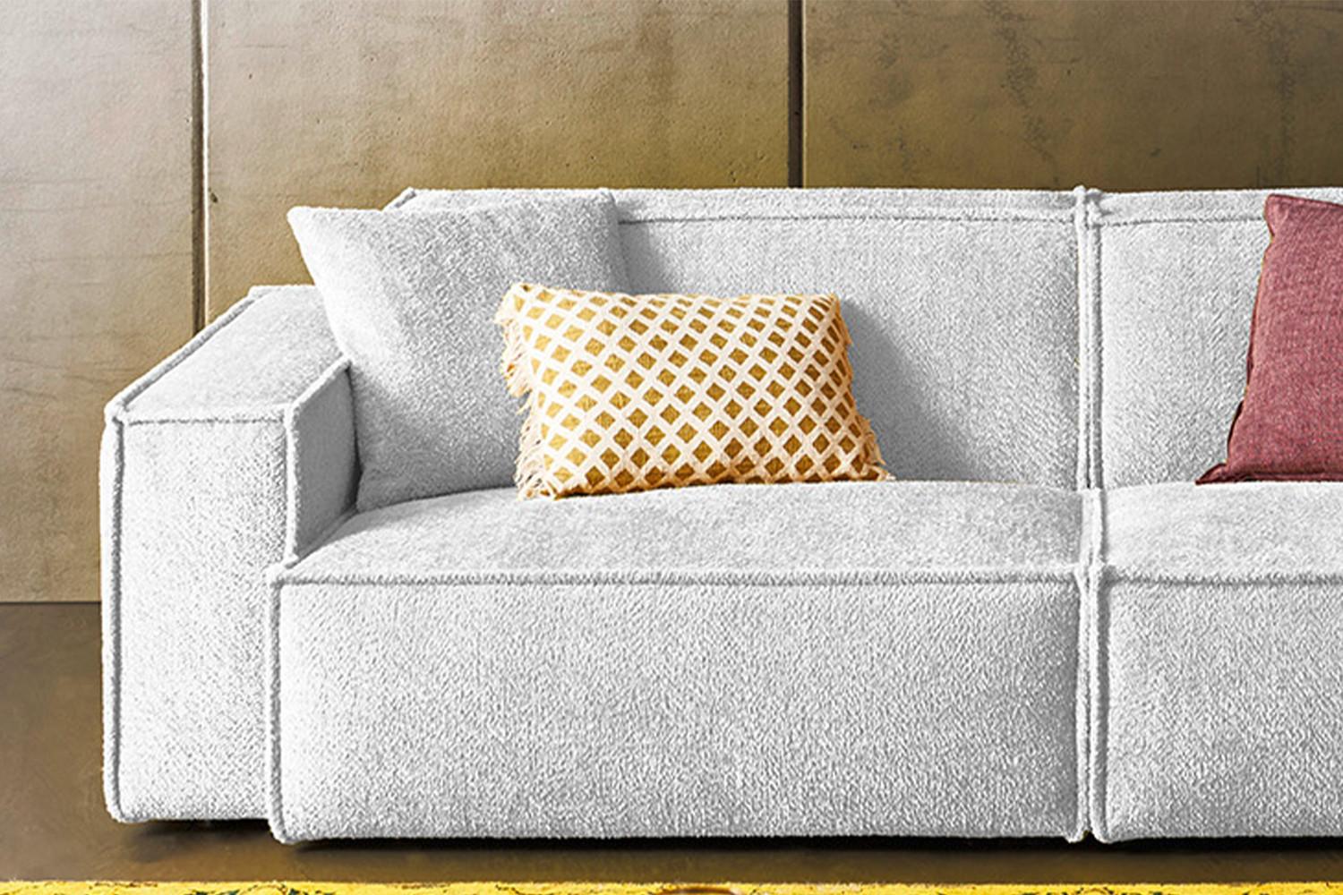 wohnli-moebel-suche-800001093615-1 SOFA SAMU Hellgrau Webstoff Textil KAWOLA Möbel > Sofas & Couches > Sofas Grau