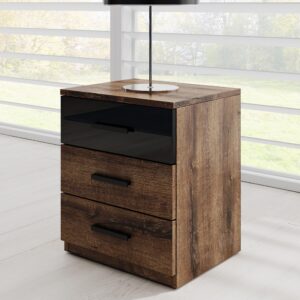 wohnli-moebel-suche-800001094678-1 NACHTTISCH COSMICO 47/56/42 cm Braun Holzwerkstoff MASSENO Möbel > Kommoden & Schubladenschränke > Nachttische Braun