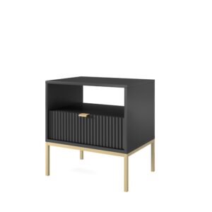 wohnli-moebel-suche-800001095193 Wohnli Möbelsuche - NACHTTISCH STELLARE 54/56/39 cm Schwarz
