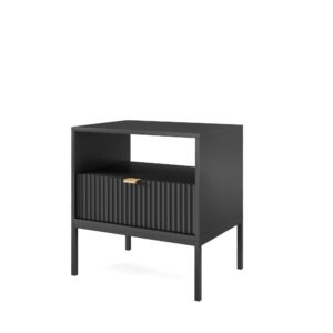 wohnli-moebel-suche-800001095204 Wohnli Möbelsuche - NACHTTISCH STELLARE 54/56/39 cm Schwarz