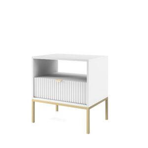 wohnli-moebel-suche-800001095210 Wohnli Möbelsuche - NACHTTISCH STELLARE 54/56/39 cm Weiß