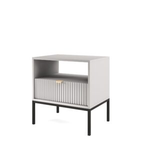 wohnli-moebel-suche-800001095212 Wohnli Möbelsuche - NACHTTISCH STELLARE 54/56/39 cm Grau