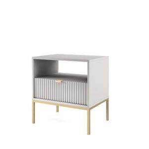 wohnli-moebel-suche-800001095214 Wohnli Möbelsuche - NACHTTISCH STELLARE 54/56/39 cm Grau