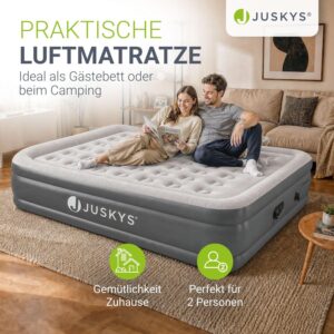 wohnli-moebel-suche-800001098391-1 LUFTBETT Sapri L grau / anthrazit inkl. Tragetasche Kunststoff Juskys Möbel > Betten Grau