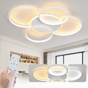 wohnli-moebel-suche-800001099484-1 LED-DECKENLEUCHTE Rabenwacht 55.5/6/67 cm Deckenlampe Kunststoff ZMH Lampen & Leuchten > LED-Leuchten > LED-Deckenleuchten Weiß