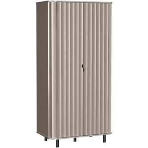Wohnli Möbelsuche - DREHTÜRENSCHRANK Nevada mit zwei Türen 98 cm Taupe
