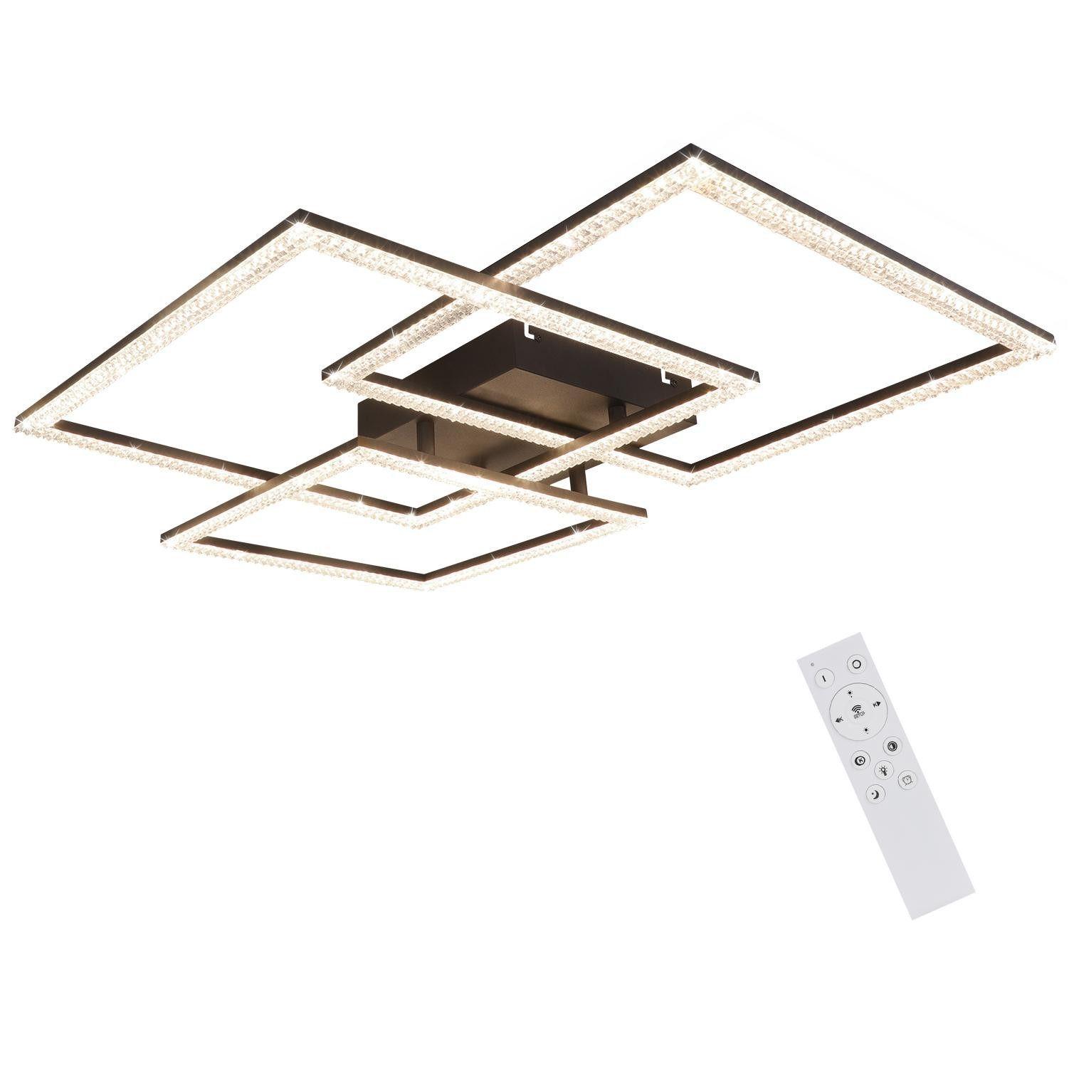 Wohnli Möbelsuche - LED-DECKENLEUCHTE Lohnzahn 60.0/8.0/60 cm Deckenlampe