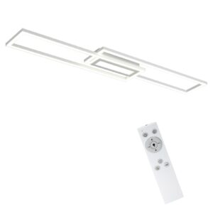wohnli-moebel-suche-800001099603 Wohnli Möbelsuche - LED-DECKENLEUCHTE Tannwacht Weiß Metall 95/17.2/5 cm Deckenlampe