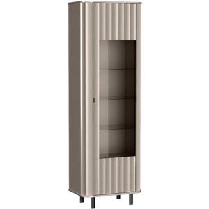 wohnli-moebel-suche-800001099627 Wohnli Möbelsuche - VITRINE Nevada mit 6 Einlegeböden 65 cm Taupe