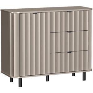 wohnli-moebel-suche-800001099671 Wohnli Möbelsuche - KOMMODE Nevada mit drei Schubladen 118 cm Taupe