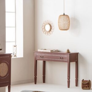 wohnli-moebel-suche-800001100002-1 KONSOLE auz Holz braun 112x38x82 cm Holz Wanderlust Möbel > Kommoden & Schubladenschränke > Konsolentische Braun