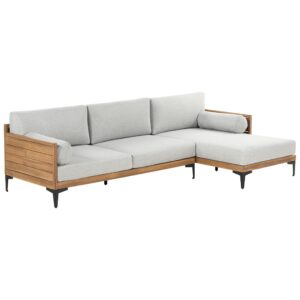 Wohnli Möbelsuche - GARTEN-ECKSOFA 4-Sitzer Grau Cavezzo