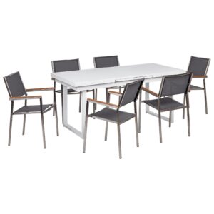 wohnli-moebel-suche-800001106925 Wohnli Möbelsuche - GARTENMÖBEL-SET 6-Sitzer Weiß Valcanetto/Grosseto