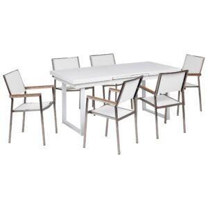 wohnli-moebel-suche-800001106927 Wohnli Möbelsuche - GARTENMÖBEL-SET 6-Sitzer Weiß Valcanetto/Grosseto