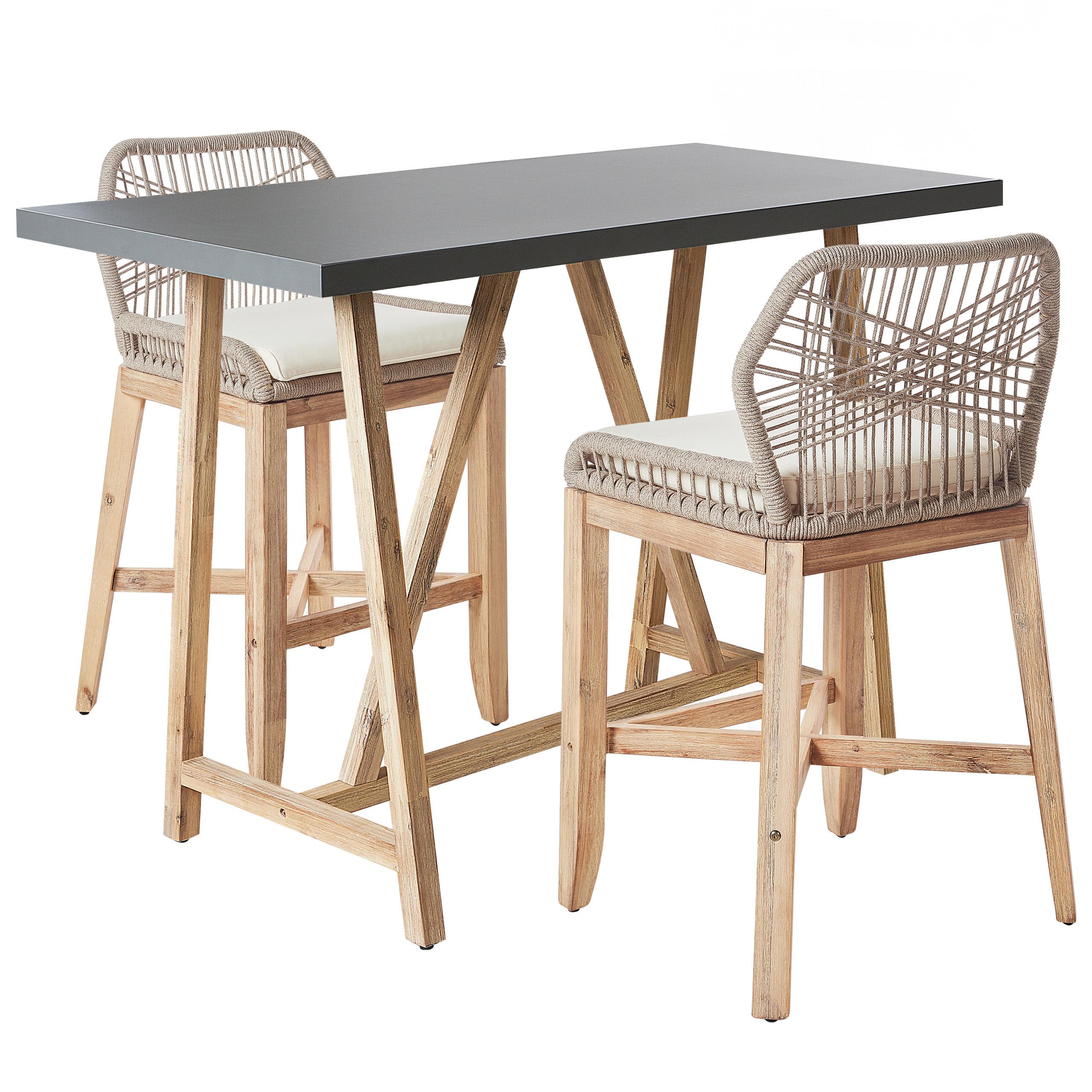 Wohnli Möbelsuche - BISTRO-SET 2-Sitzer Heller Holzfarbton Talamone