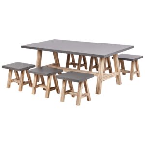 wohnli-moebel-suche-800001106939 Wohnli Möbelsuche - GARTENMÖBEL-SET 6-Sitzer Grau Tonnare