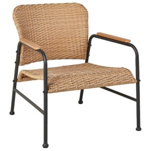 wohnli-moebel-suche-800001106942-1 GARTENLOUNGE 4-Sitzer Naturfarben Ofanto Kunststoff Beliani Garten & Outdoor > Gartenmöbel > Gartenmöbel-Sets Braun