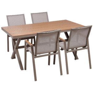 wohnli-moebel-suche-800001106952 Wohnli Möbelsuche - GARTENMÖBEL-SET 4-Sitzer Grau Tiano
