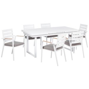 wohnli-moebel-suche-800001106970 Wohnli Möbelsuche - GARTENMÖBEL-SET 6-Sitzer Weiß Valcanetto/Taviano