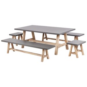 wohnli-moebel-suche-800001106972 Wohnli Möbelsuche - GARTENMÖBEL-SET 8-Sitzer Grau Tonnare