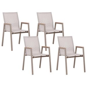 wohnli-moebel-suche-800001107008 Wohnli Möbelsuche - GARTENSTUHL 4er Set Heller Holzfarbton Tiano