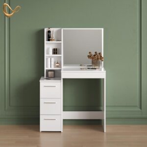 wohnli-moebel-suche-800001107349-1 SCHMINKTISCH Ivera Weiß 79.9 cm Holzwerkstoff Livinity® Möbel > Tische > Schminktische Weiß