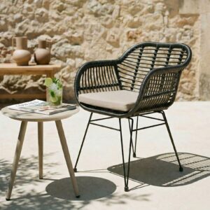 wohnli-moebel-suche-800001108452-1 GARTENSTUHL PARAMO schwarz Metall, Textil IDIMEX Garten & Outdoor > Gartenmöbel > Gartenstühle Schwarz