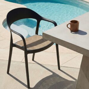wohnli-moebel-suche-800001108453-1 GARTENSTÜHLE LAVANDA 6er-Set schwarz Textil IDIMEX Garten & Outdoor > Gartenmöbel > Gartenstühle Schwarz