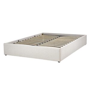 POLSTERBETT 140/200 cm Beige Dinan Textil Beliani Möbel > Betten > Polsterbetten Beige