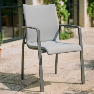 wohnli-moebel-suche-800001110602-1 GARTENSTUHL VERANO 6ER-SET Textil IDIMEX Garten & Outdoor > Gartenmöbel > Gartenstühle Grau