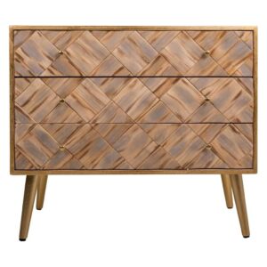 KOMMODE aus Holz 73x36x65 cm Holz Wanderlust Möbel > Kommoden & Schubladenschränke > Kommoden Braun