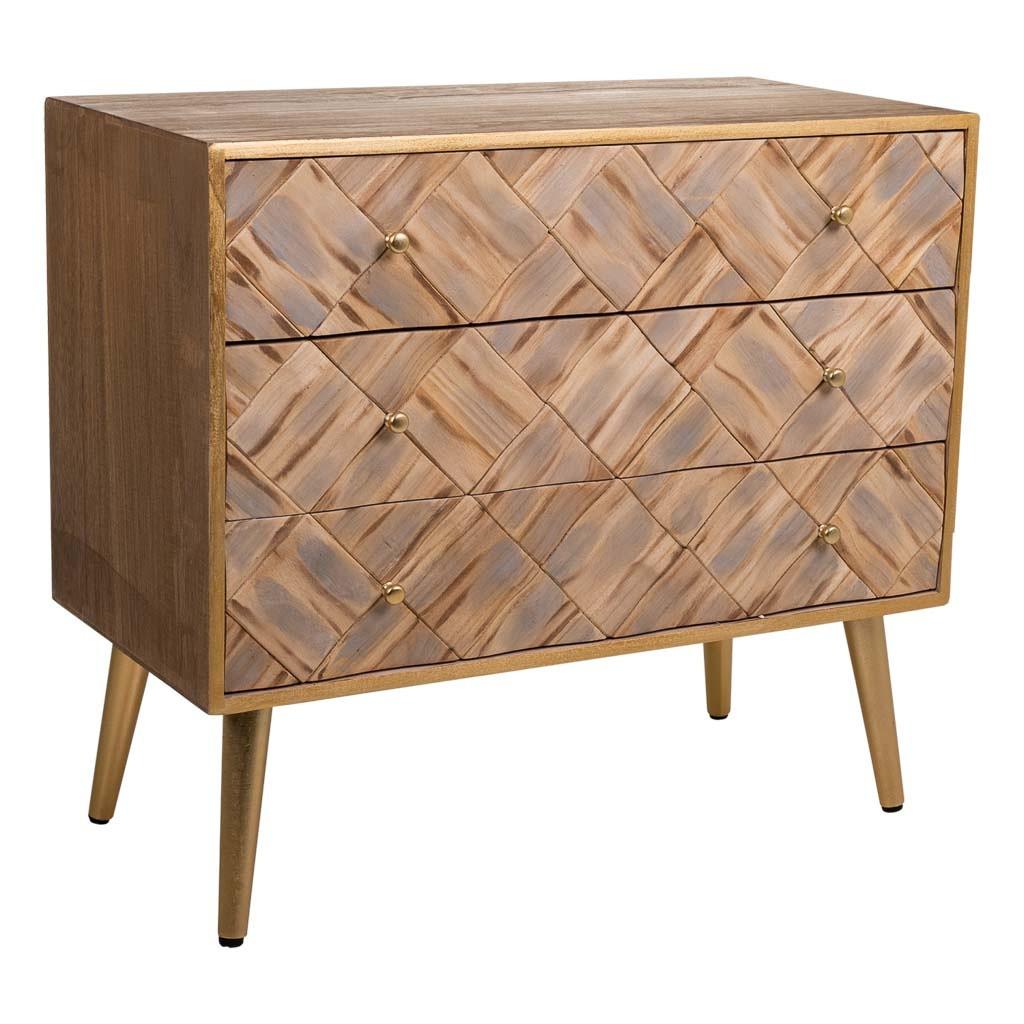 Wohnli Möbelsuche - KOMMODE aus Holz 73x36x65 cm