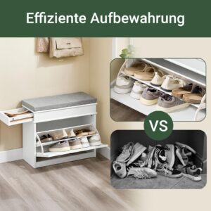 wohnli-moebel-suche-800001112488-1 SCHUHBANK Weiß Holzwerkstoff SoBuy Garderoben > Garderobenbänke Weiß