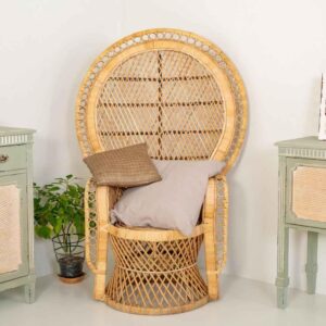 wohnli-moebel-suche-800001113069-1 SESSEL aus bambus 96x50x140 cm braun Naturmaterialien Wanderlust Möbel > Sessel > Polstersessel Braun