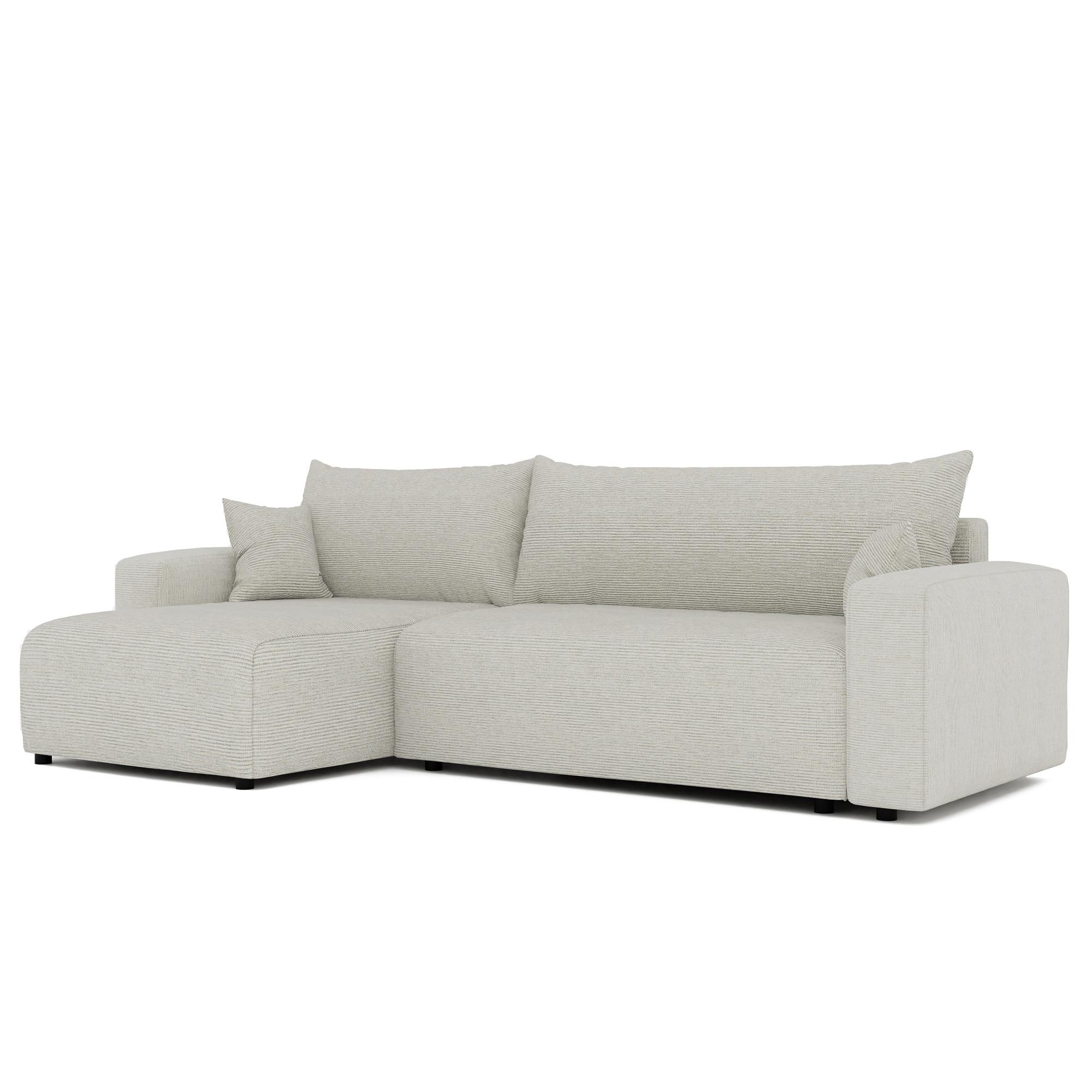 Wohnli Möbelsuche - ECKSOFA mit Schlaffunktion und Bettkasten