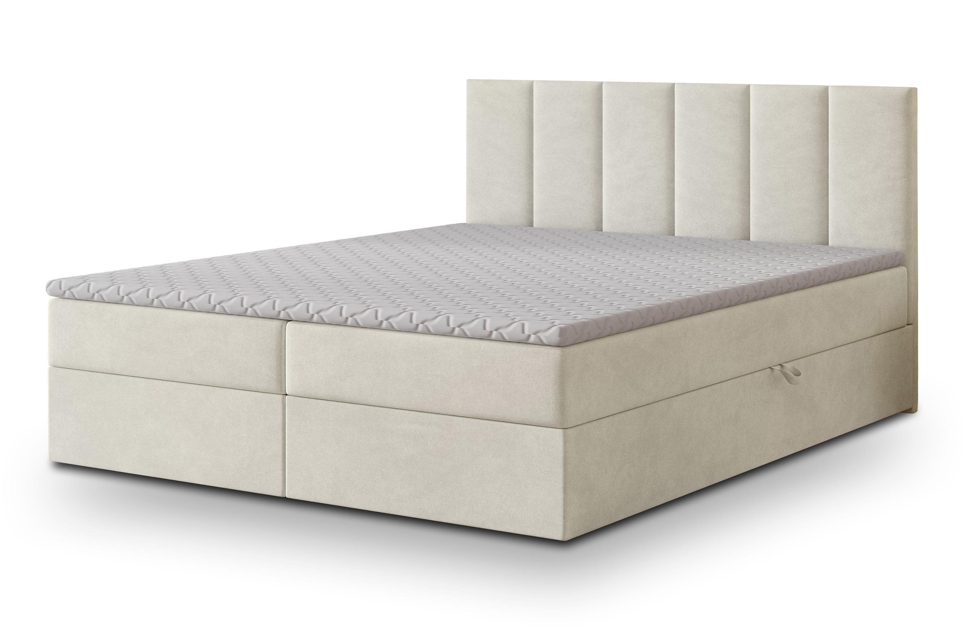 wohnli-moebel-suche-800001122328 Wohnli Möbelsuche - BOXBETT MERIL 160x200 cm mit Matratze und Topper - Creme