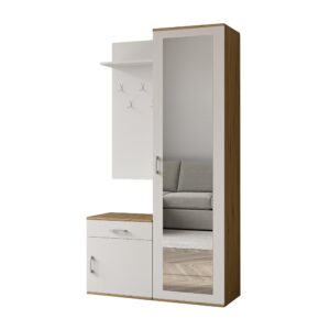 wohnli-moebel-suche-800001124079 Wohnli Möbelsuche - GARDEROBENSCHRANK Magnola Artisan Weiß 100/180