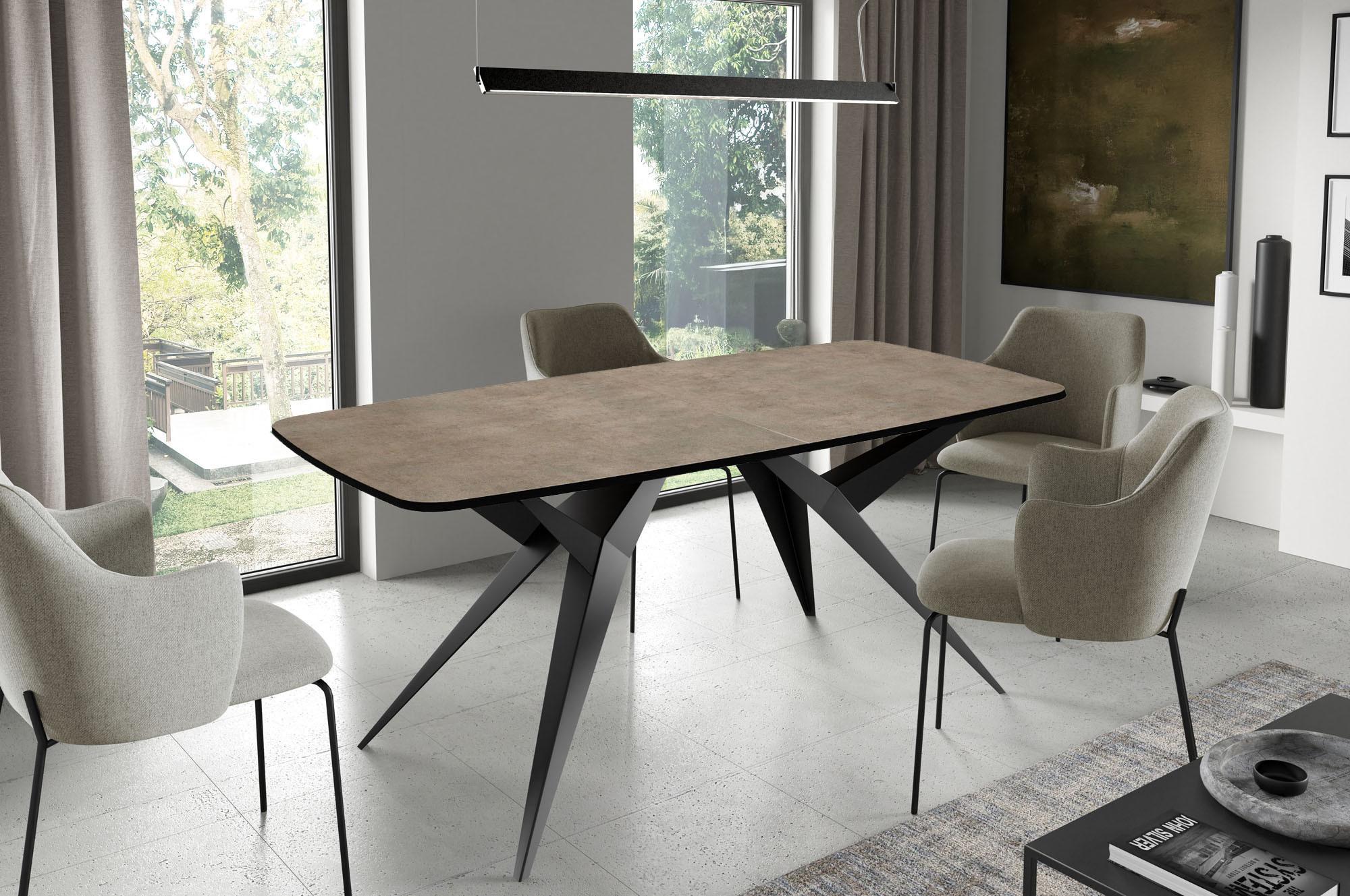 wohnli-moebel-suche-800001124097-1 Beton-Optik Dunkelgrau 200-280/90/76