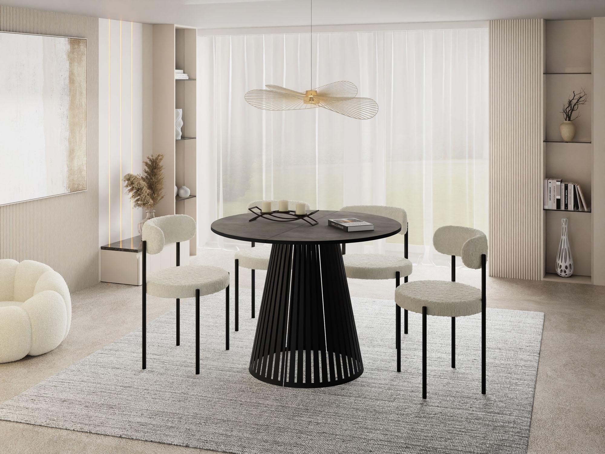 wohnli-moebel-suche-800001124118-1 Beton-Optik Dunkelgrau 100-180/100/76 cm